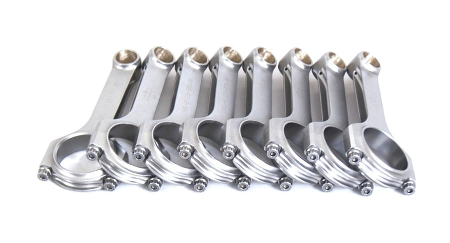 Eagle Specialty Products CRS6125BLW 4.5185R 6.125" Light Weight 4340 Forged H-Beam Connecting Rod Set for Small Block Chevy