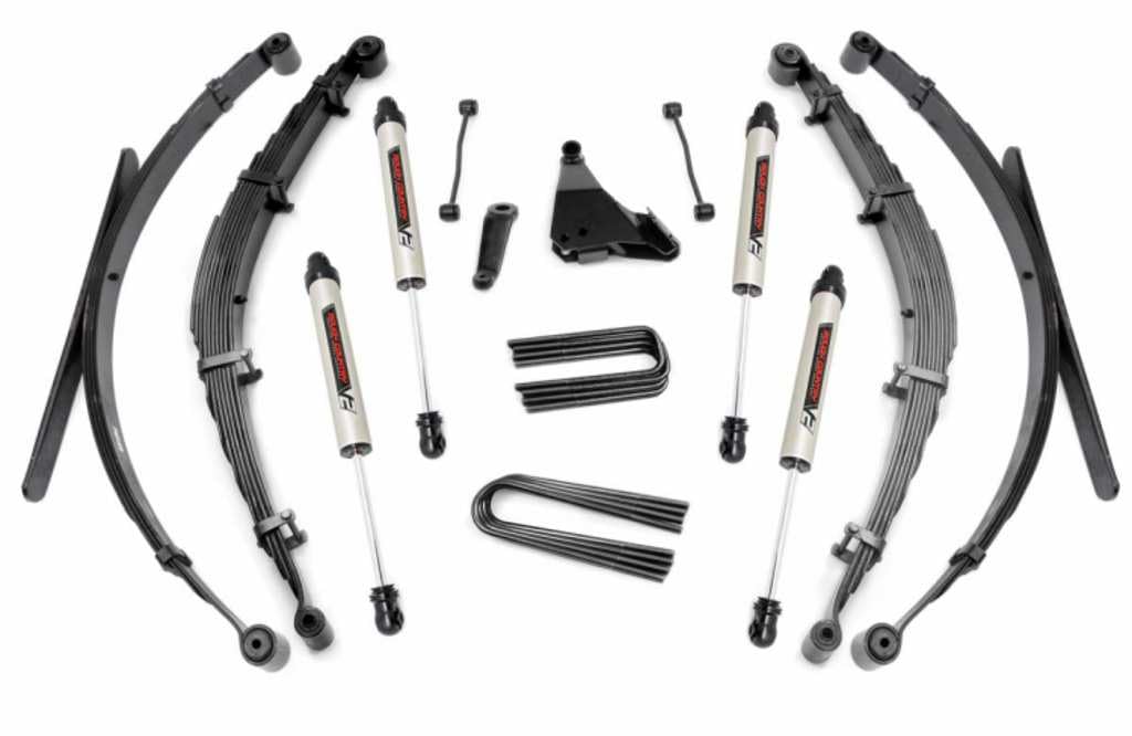 6" Rough Country V2 Lift Kit for 1999 Super Duty | Post 3-1-1999-49270