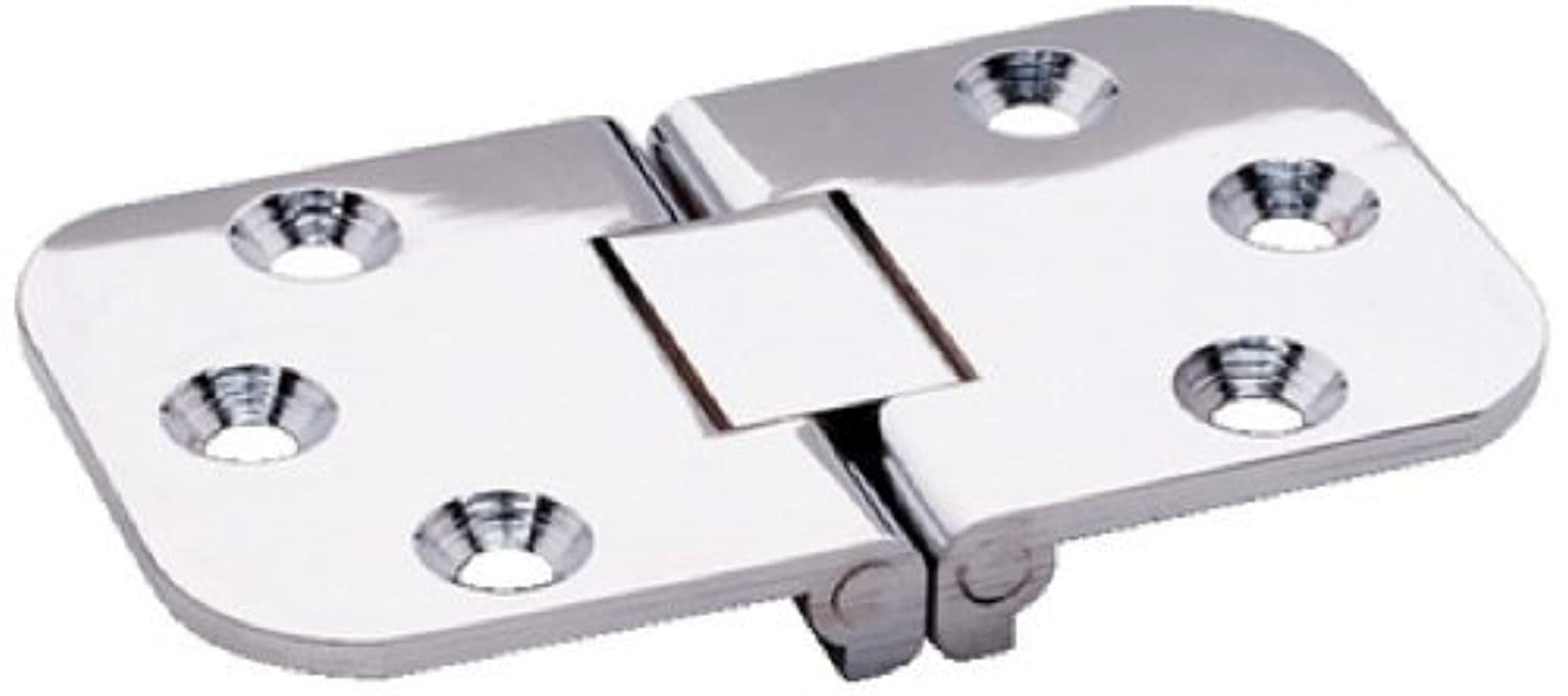 attwood 2-Pin Flush Square End Hinge ATTWOOD Corp Stamped Stainless Steel