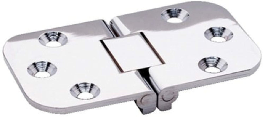 attwood 2-Pin Flush Square End Hinge ATTWOOD Corp Stamped Stainless Steel