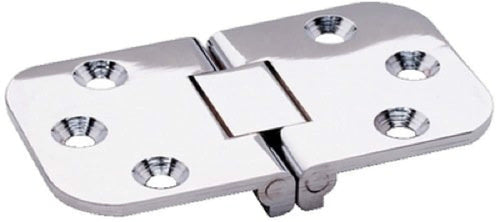 attwood 2-Pin Flush Square End Hinge ATTWOOD Corp Stamped Stainless Steel