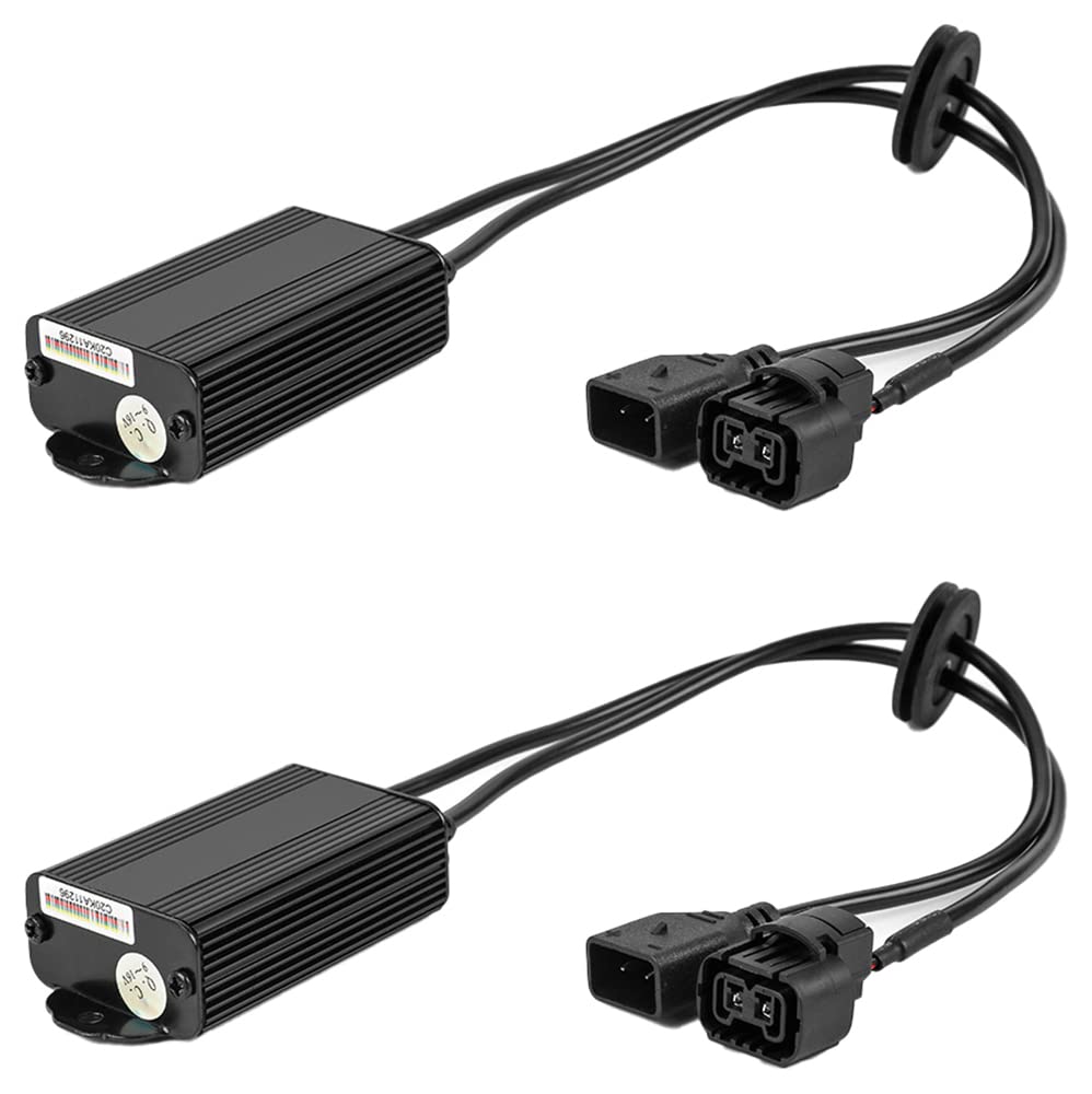 LED Decoder Harness Kit PSX24W/PSX26W/P13W (2 EA) - White - Automotive Wiring Harness Kit PVC