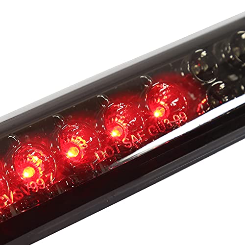 Smoke LED SPEC-D TUNING Third 3rd Brake Light Center Lamp Compatible with 1999-2006 Chevy Silverado GMC Sierra 1500 2500 3500