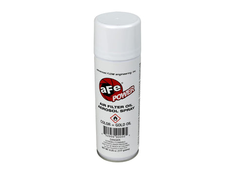 6.25oz Aerosol aFe Power Air Filter Oil - Gold, Restores Pro GUARD7 Engine Air Filters, #90-10002