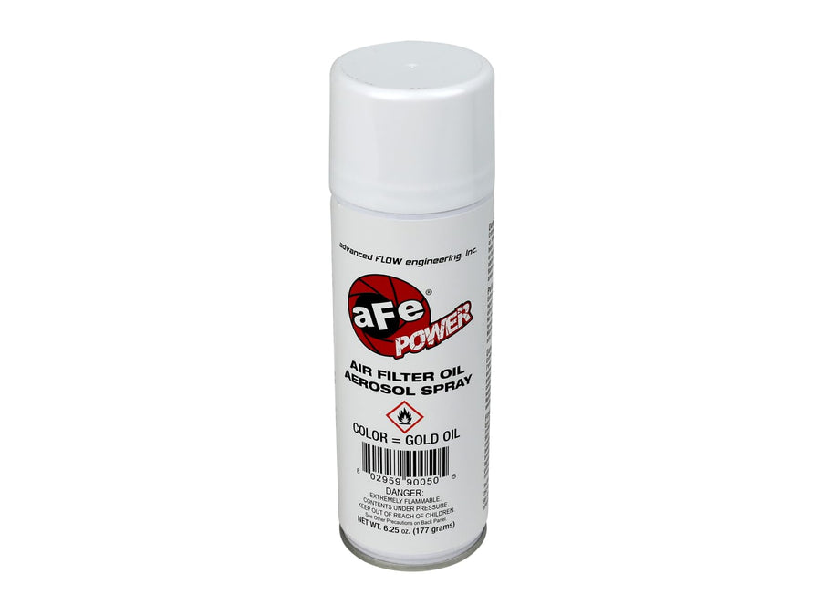 aFe Power Restore Kit Air Filter: 12oz Filter Cleaner and 6.25oz Aerosol Filter Oil - Gold, Pro GUARD7 Engine Air Filters Restores, #90-50000