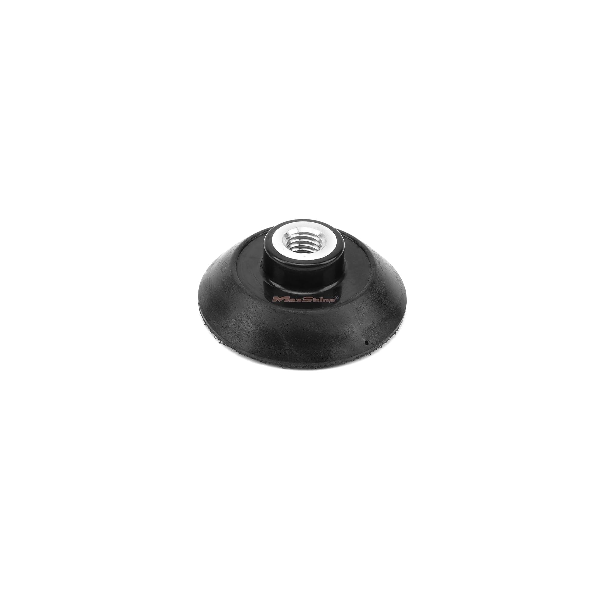 3” Maxshine Universal Black RO Polisher Backing Plate – Durable One-Piece Molded Design, High-Elasticity PU with Hook & Loop Fastening – Fits Foam, Wool & Microfiber Pads