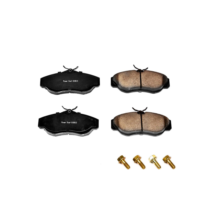 Power Stop Z17 17-676 Front Ceramic Brake Pads with Hardware For Land Rover Discovery 1999-2004, Land Rover Range Rover 1995-2002 [Model Specific]