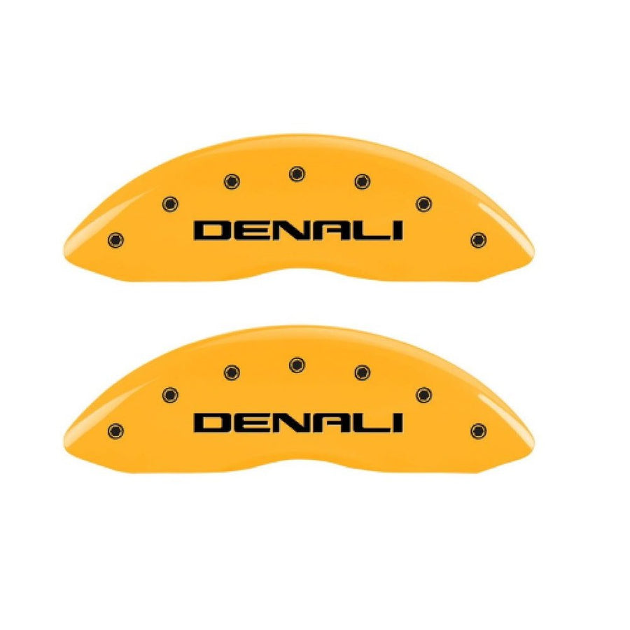 Denali MGP Caliper Covers 34209SDNLYL Yellow Powder Coat Finish, Black Characters, Set of 4