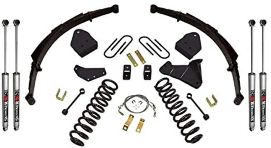Skyjacker Suspension Lift Kit F8451KS-M w/Shock M95 Performance Shocks 4 in. Lift Incl. Front Coil Springs Rear Springs