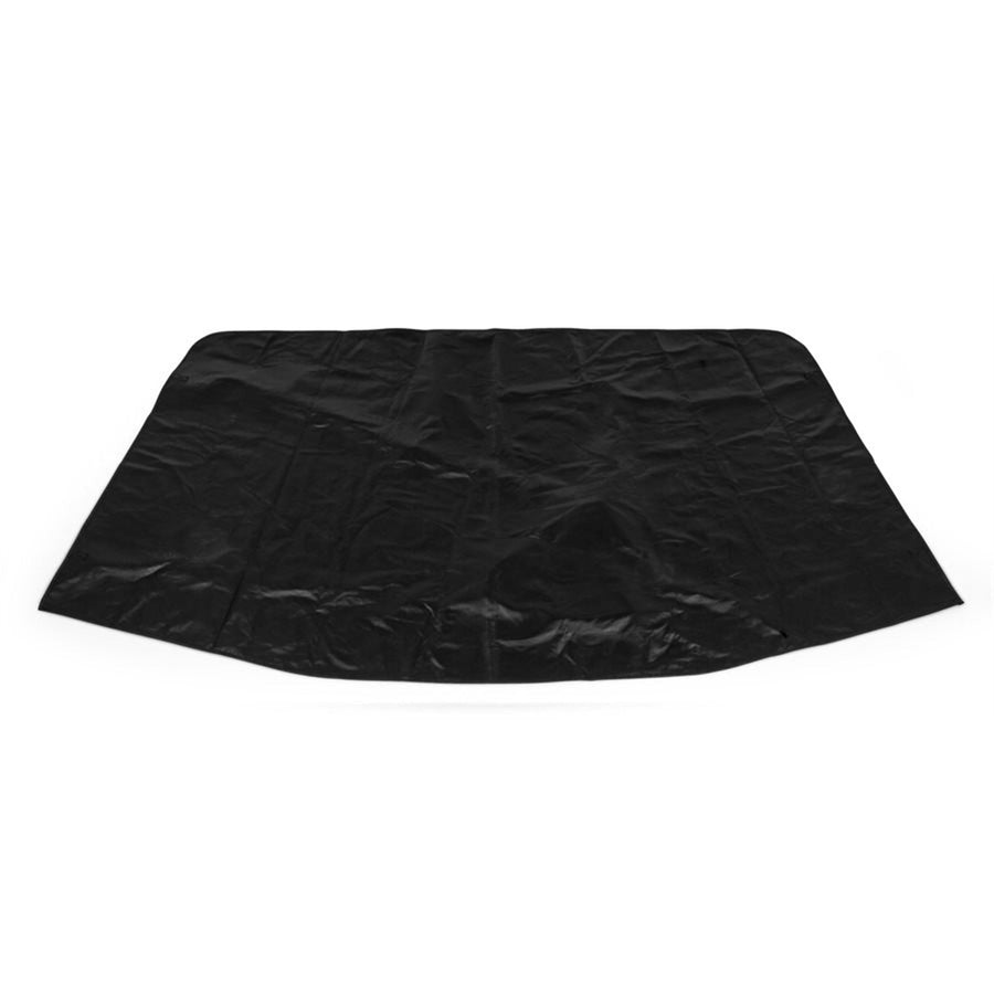 Camco Compact Durable Universal On the Go Vinyl RV Tow Car Windshield Protector from Chips and Cracks with Tool Free Installation, Black