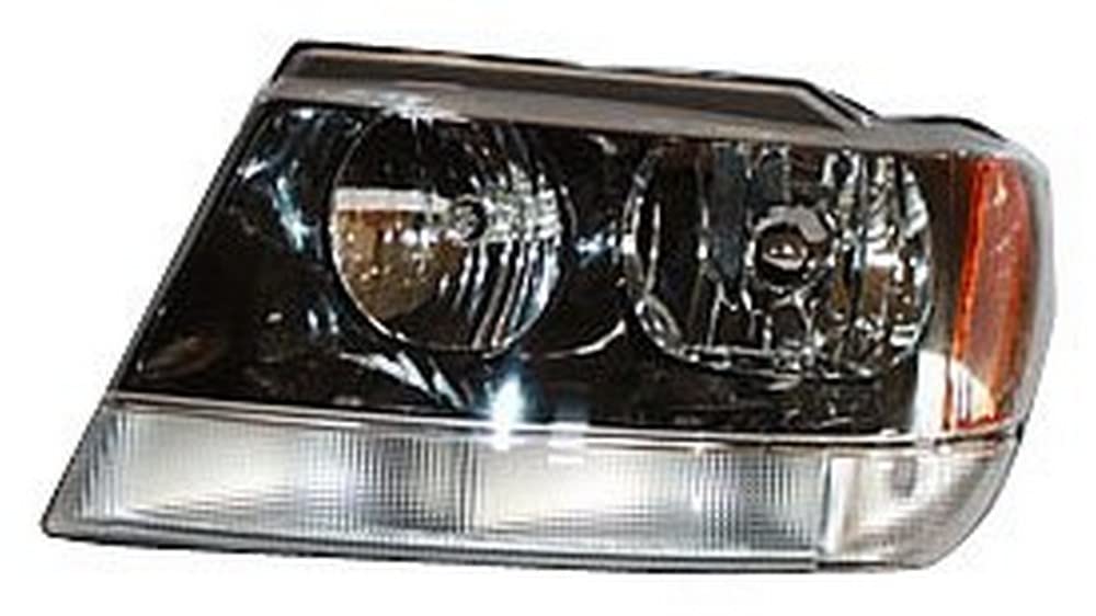 Left TYC Headlight Assembly Compatible with 2002-2003 Jeep Grand Cherokee