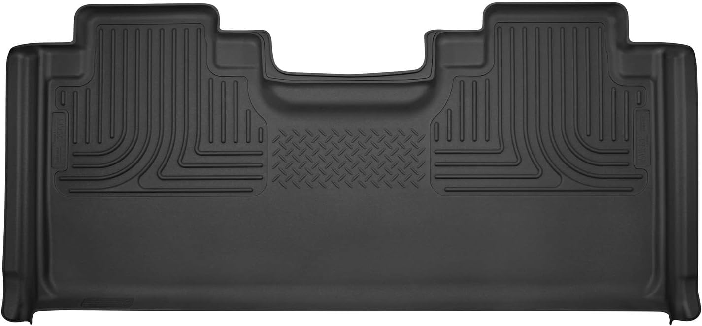 Husky Liners Floor Mats X-act Contour | Fits 2015-2024 Ford F-150; 2017-2024 Ford F-250/F-350; 2017 Ford F-450 SuperCab | 2nd Row, 1-pc Black - 53451