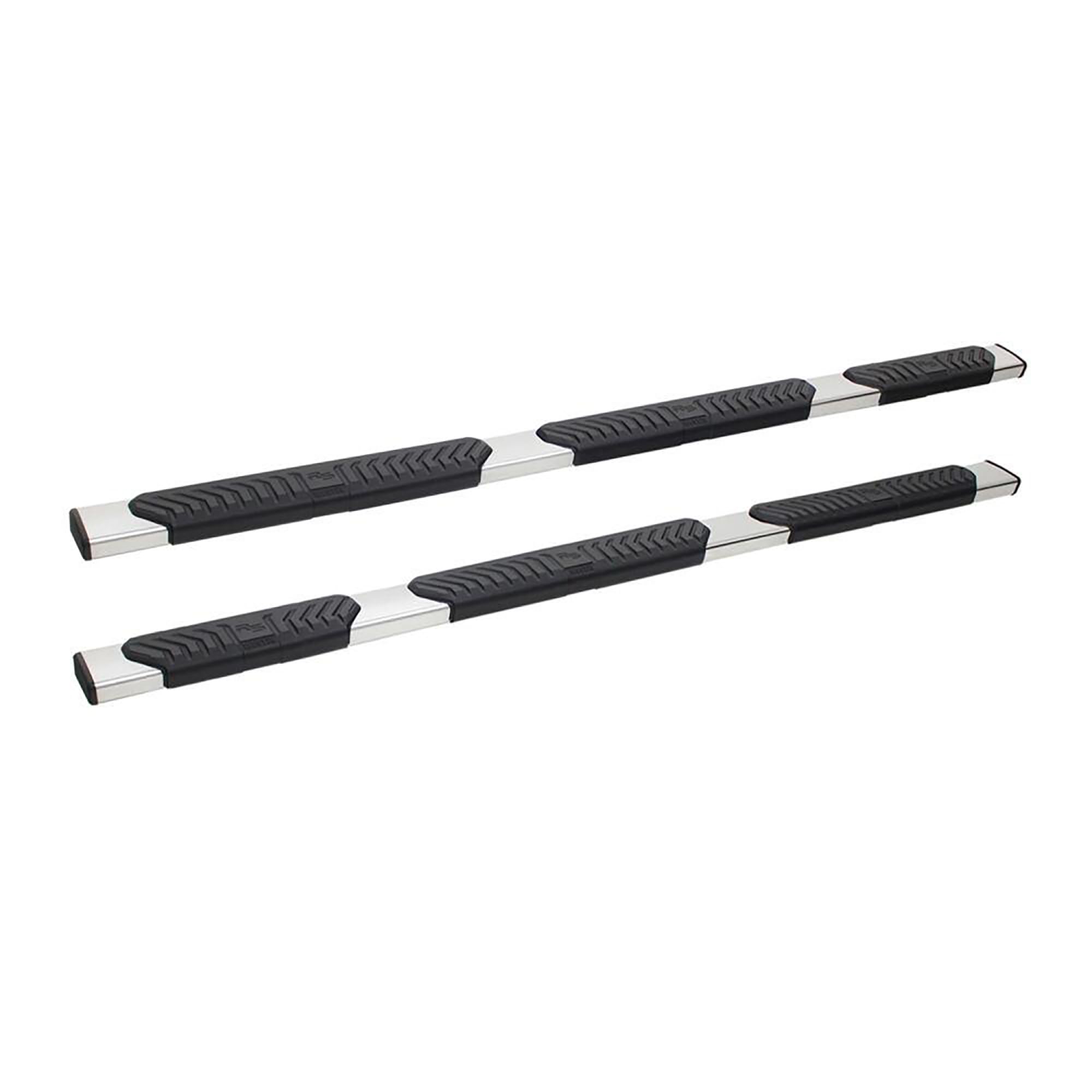 R5 Modular Wheel to Wheel Nerf Bars WESTIN fits 2019-2024 Silverado Sierra 1500 Crew Cab 5'5" Bed Double Cab 6'5" Bed (Exc 2019 Silverado LD/Sierra 1500 Limited) Polished Pair