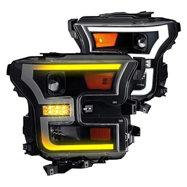 Renegade Winjet Compatible with [2015 2016 2017 Ford F150] LED DRL Bar Projector Headlights