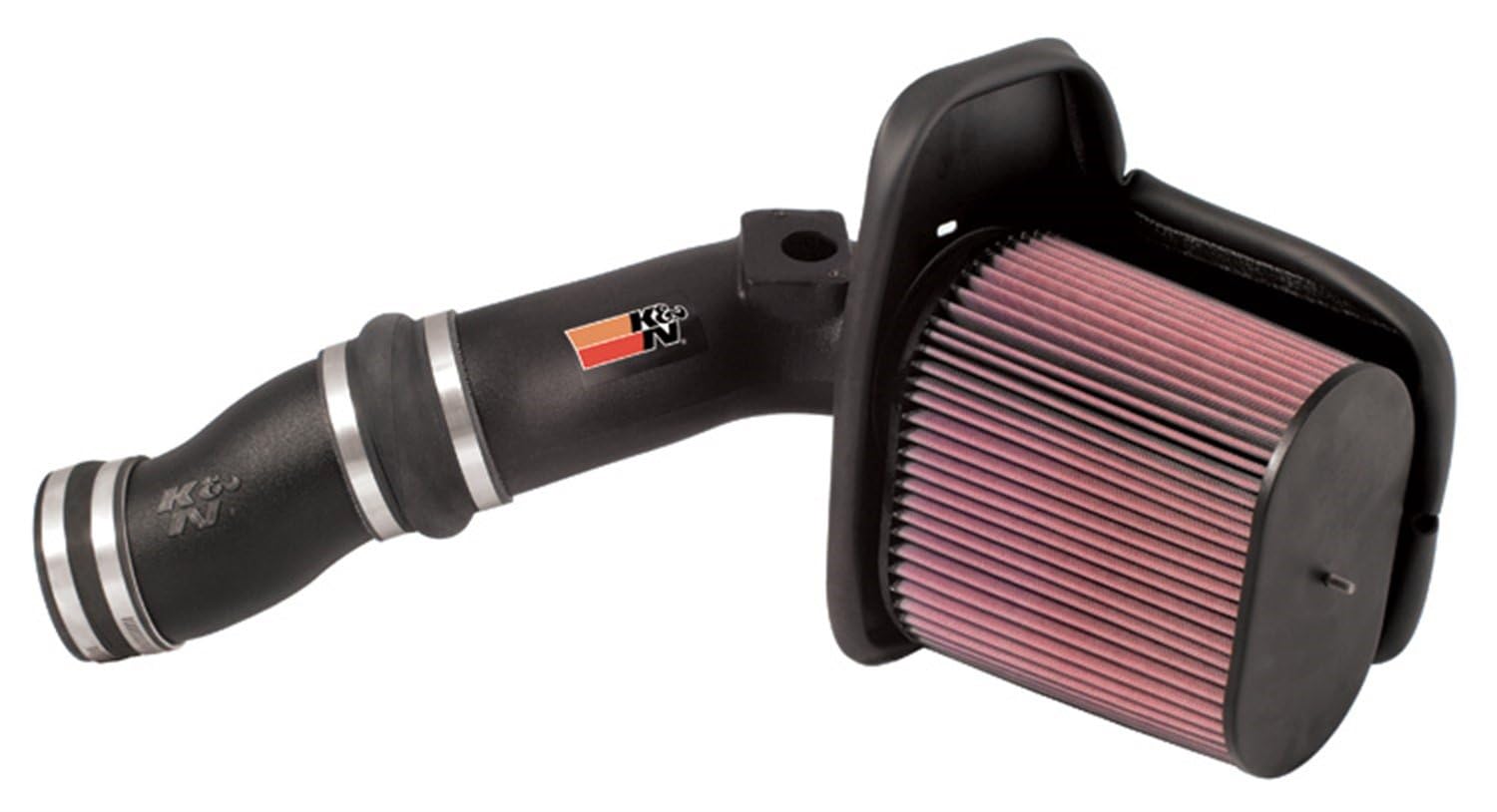 K&N Cold Air Intake System: High-Flow Air Filter, Towing & Increase Performance: Compatible with 2003-2007 Ford: Excursion, F250, F350, F450, 57-2546-1