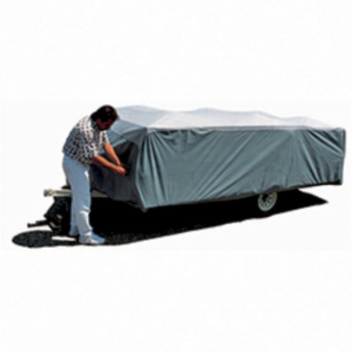 ADCO SFS Aqua Pop Up Trailer Shed Cover , Gray , 10'1" to 12'