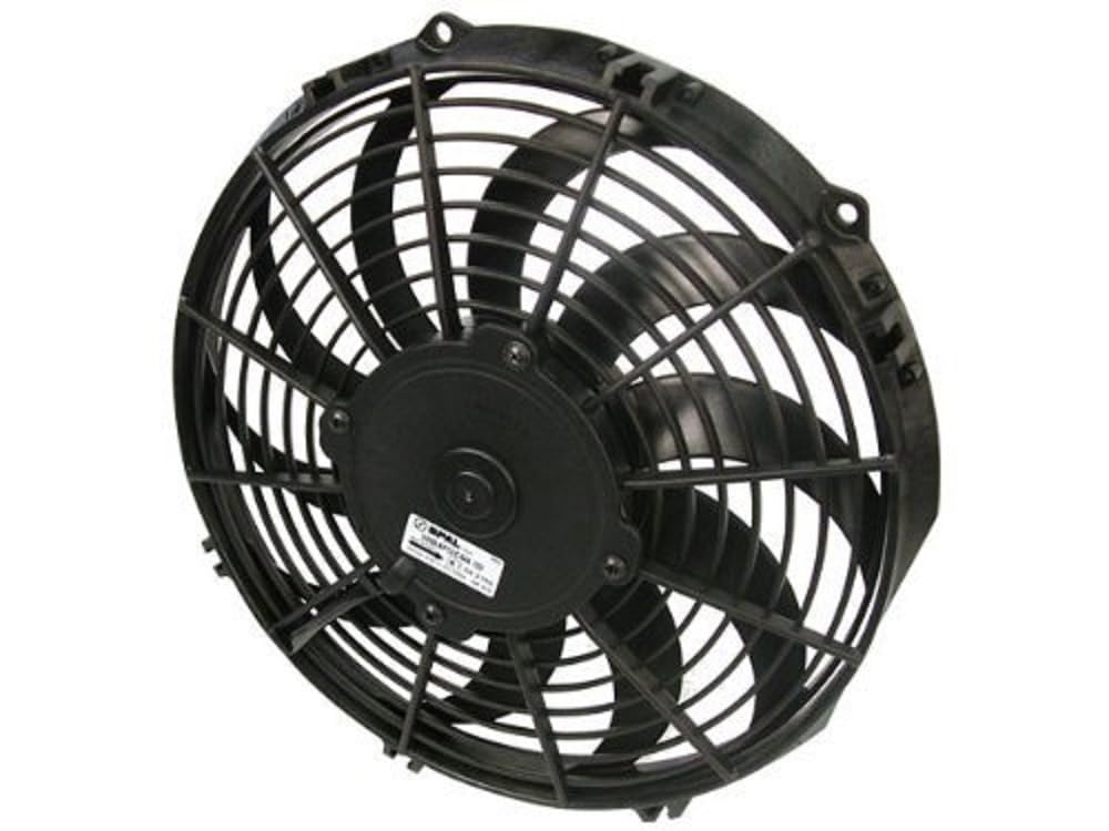Puller Fan Spal 30100411 (11In Low Profile ; Curved Blade; For Use W/ 15Amp Fuse at 13V), 1 Pack