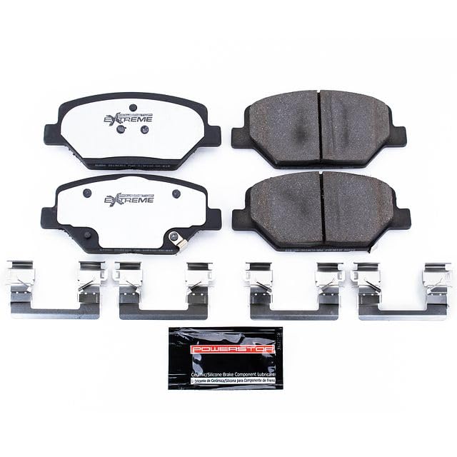 Power Stop Z26-1886, Z26 Street Warrior Brake Pads Front Carbon-Fiber Ceramic For Envision, LaCrosse, Regal Sportback, Regal TourX, Cadillac, Camaro, Equinox, Terrain [Model Specific]