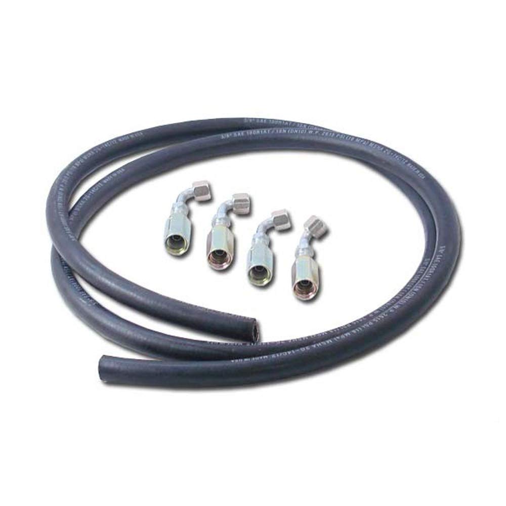 HK2015 Performance Steering Component Field Serviceable Cylinder Hose Kit Compatible with Jeep