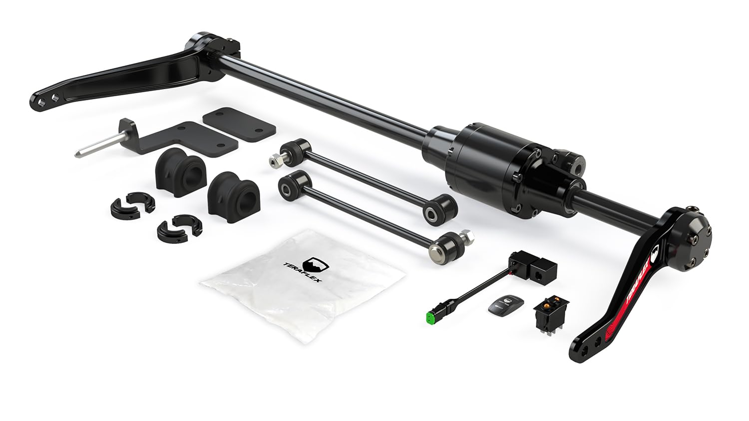 TeraFlex ST Dual Rate Pneumatic Front Sway Bar JK - (Coilover)