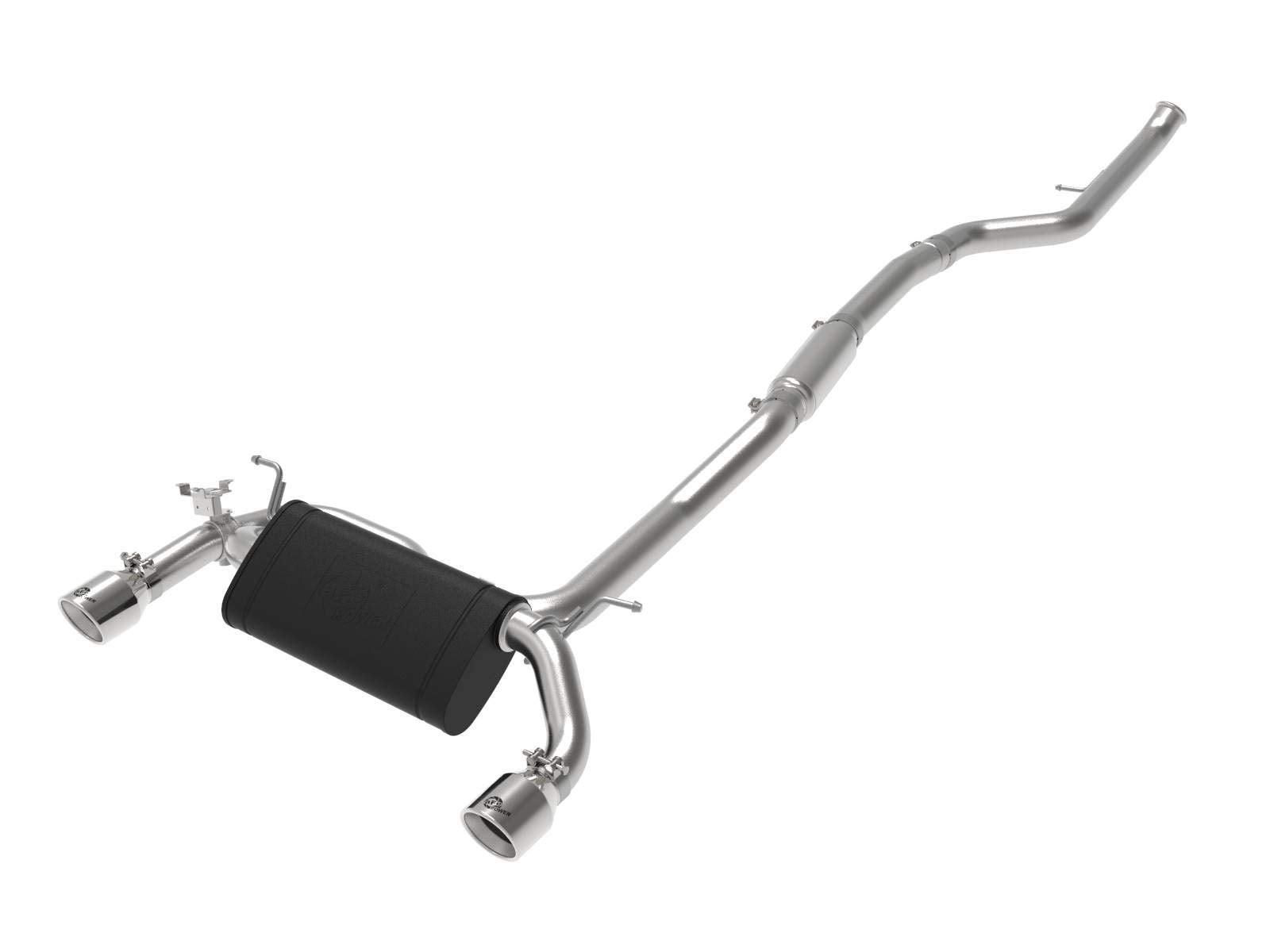 MACH Force-XP aFe Power 3 IN to 2-1/2 IN 304 Stainless Steel Cat-Back Exhaust Polished