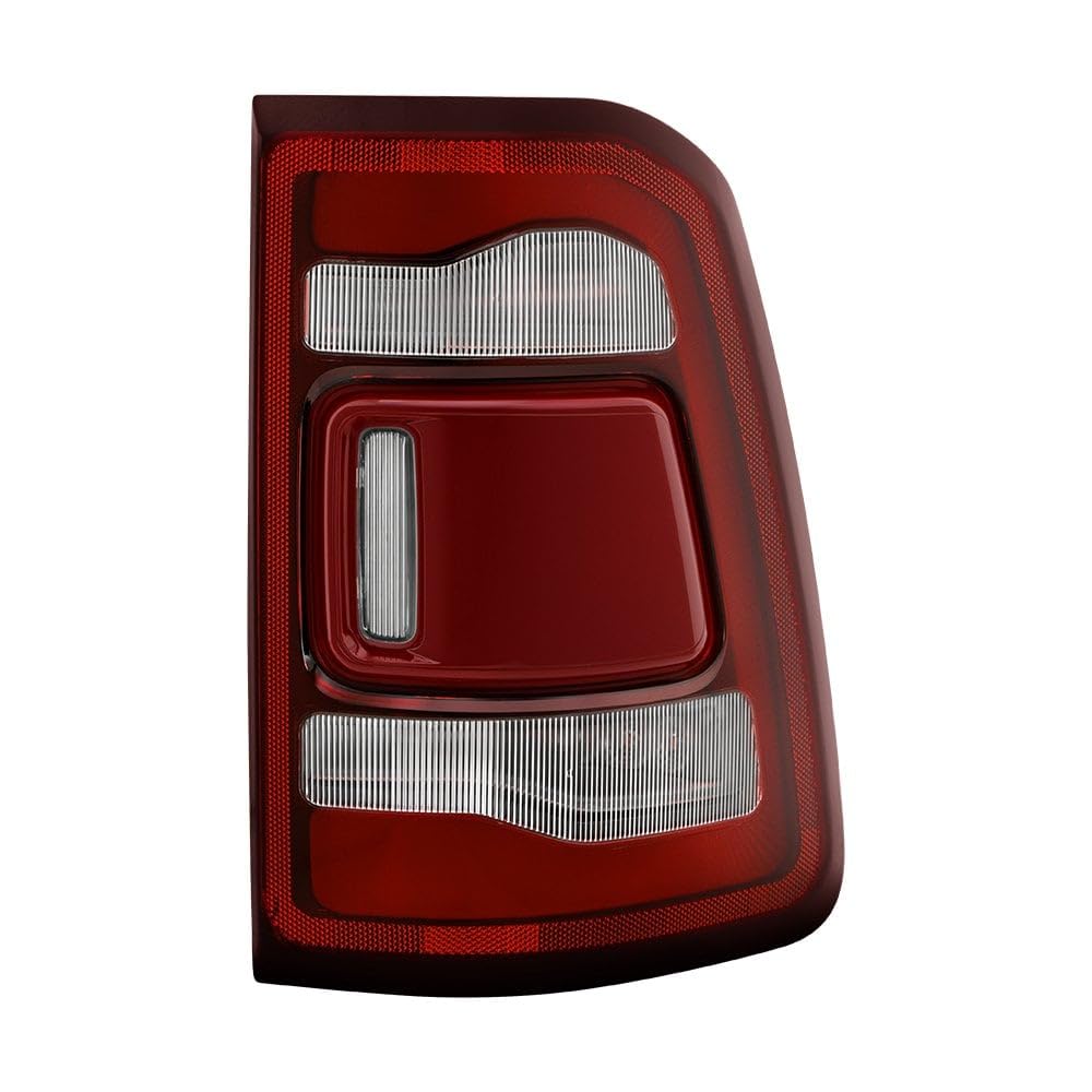 Dodge Ram 1500 Limited/Longhorn/Laramie (Non Blind Spot Sensor) LED Tail Light - OE Red Clear Right Spyder (POE)