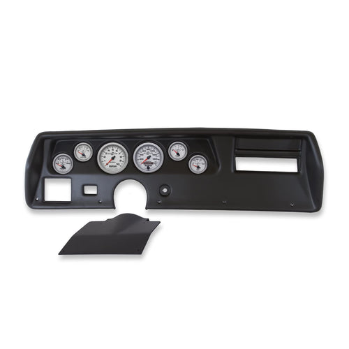 AUTO METER Direct Fit Dash Kit 2135-14, Chevelless/Elcamino/Monte 70-72, RPM/Mph/Fuel/Oilp/Wtmp/Bat, Ultra-Lite Ii