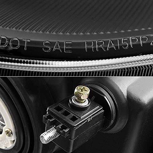 Headlight Xtune HD-JH-JGC08-AM-BK (Jeep Grand Cherokee 08-10 Halogen Model Only (Don't Fit HID Models) OEM Style s - Black)