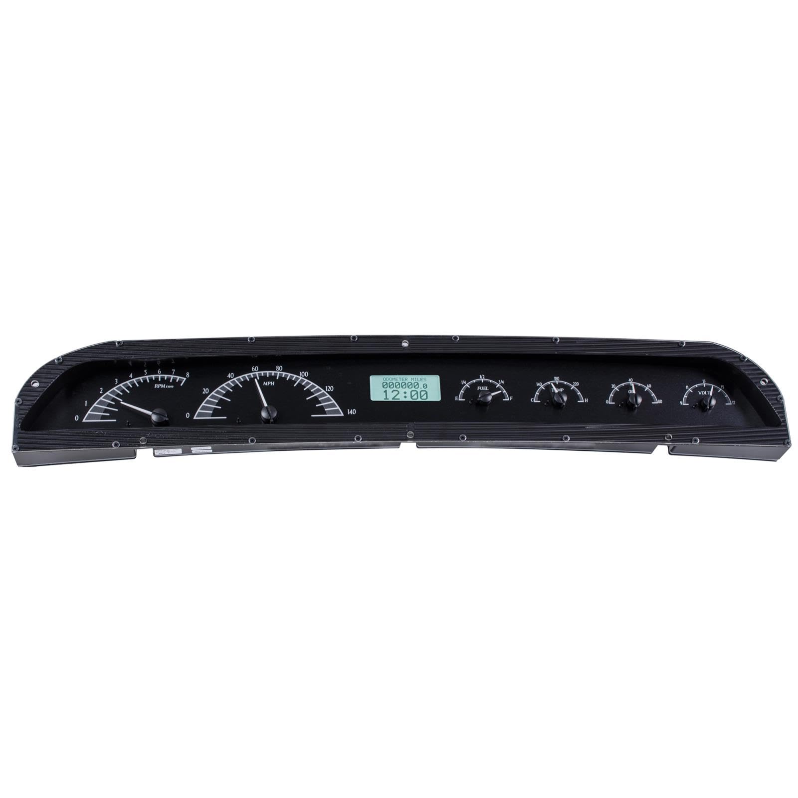 Dakota Digital 63 64 Impala Chevy Analog Dash Gauges System Black Alloy White VHX-63C-IMP-K-W