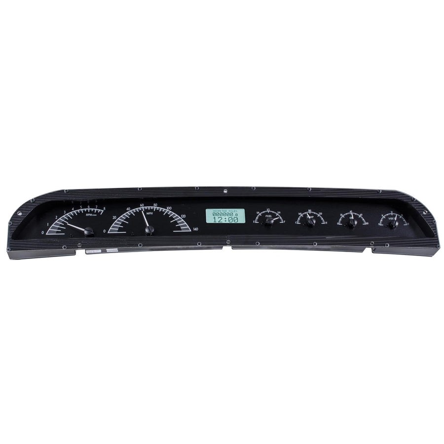 Dakota Digital 63 64 Impala Chevy Analog Dash Gauges System Black Alloy White VHX-63C-IMP-K-W