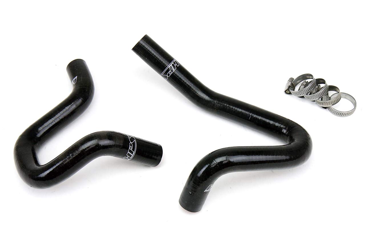 Black HPS 57-1324H-BLK Silicone Heater Hose Kit (Coolant)