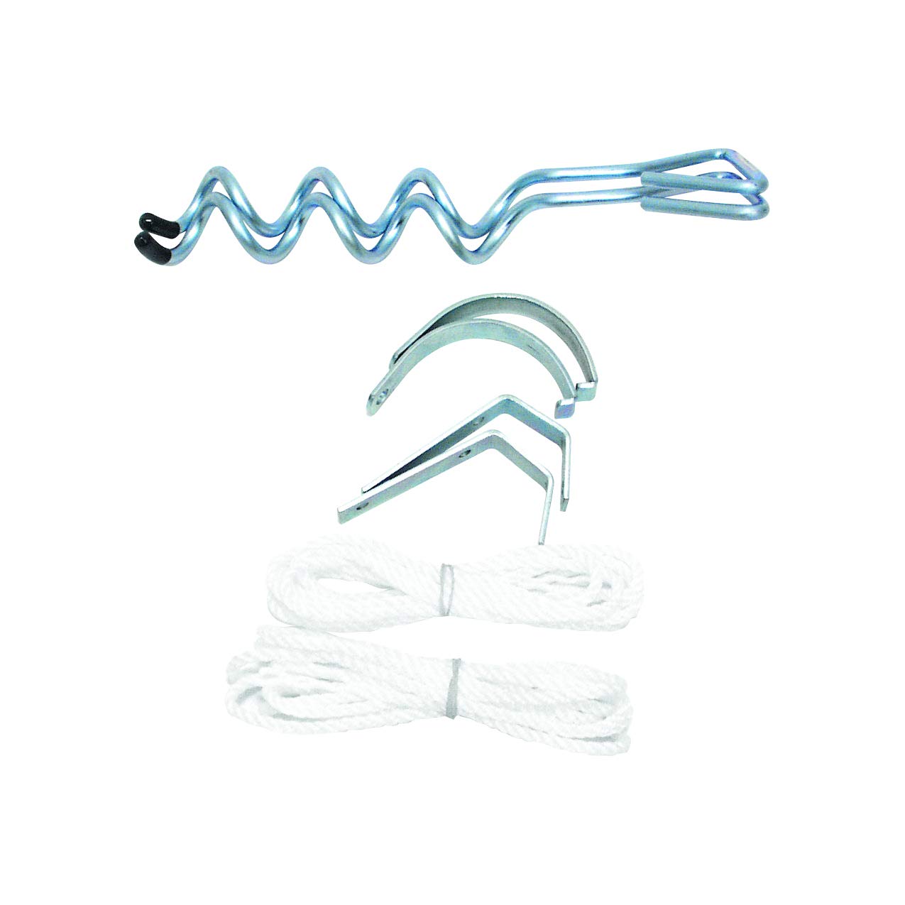 Happy Hook Valterra A30-0200 with Cord and Spiral Stakes, (Set of 2)