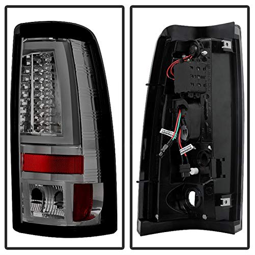 Spyder ALT-YD-CS03V2-LED-SM Tail Light (Chevy Silverado 1500/2500 03-06 (Does Not Fit Stepside) Version 2 LED s - Smoke)