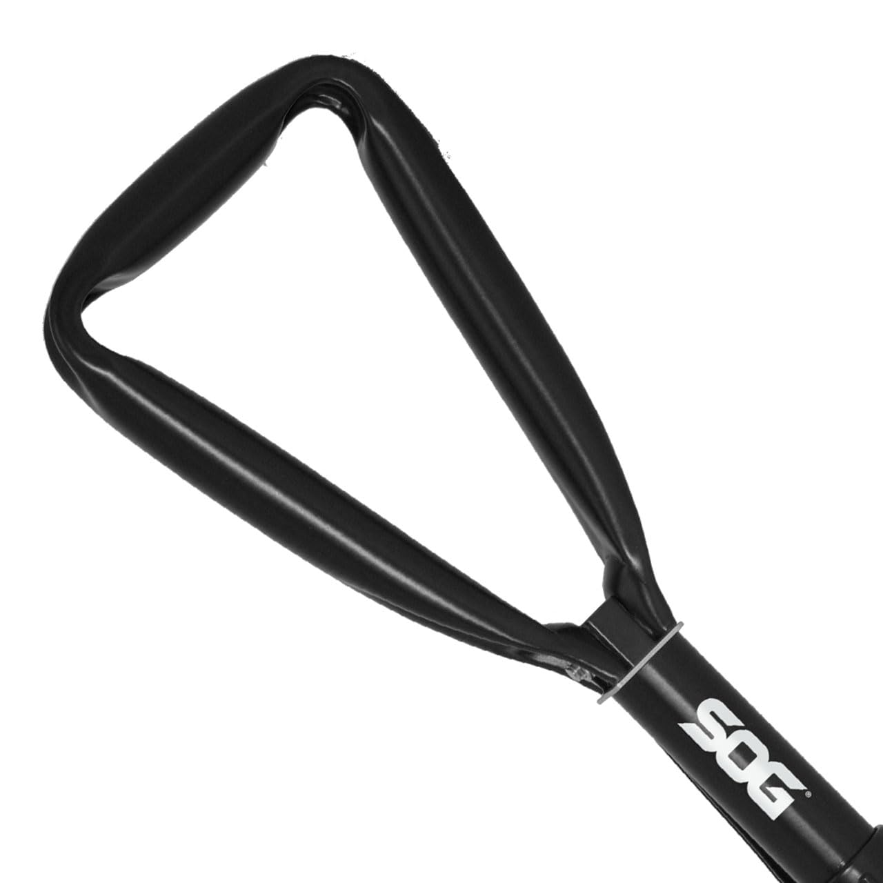 Entrenching Tool SOG- 18.25 Inch Folding Survival Shovel with Wood Saw Edge and Tactical Shovel Carry Case- Black (F08-N)