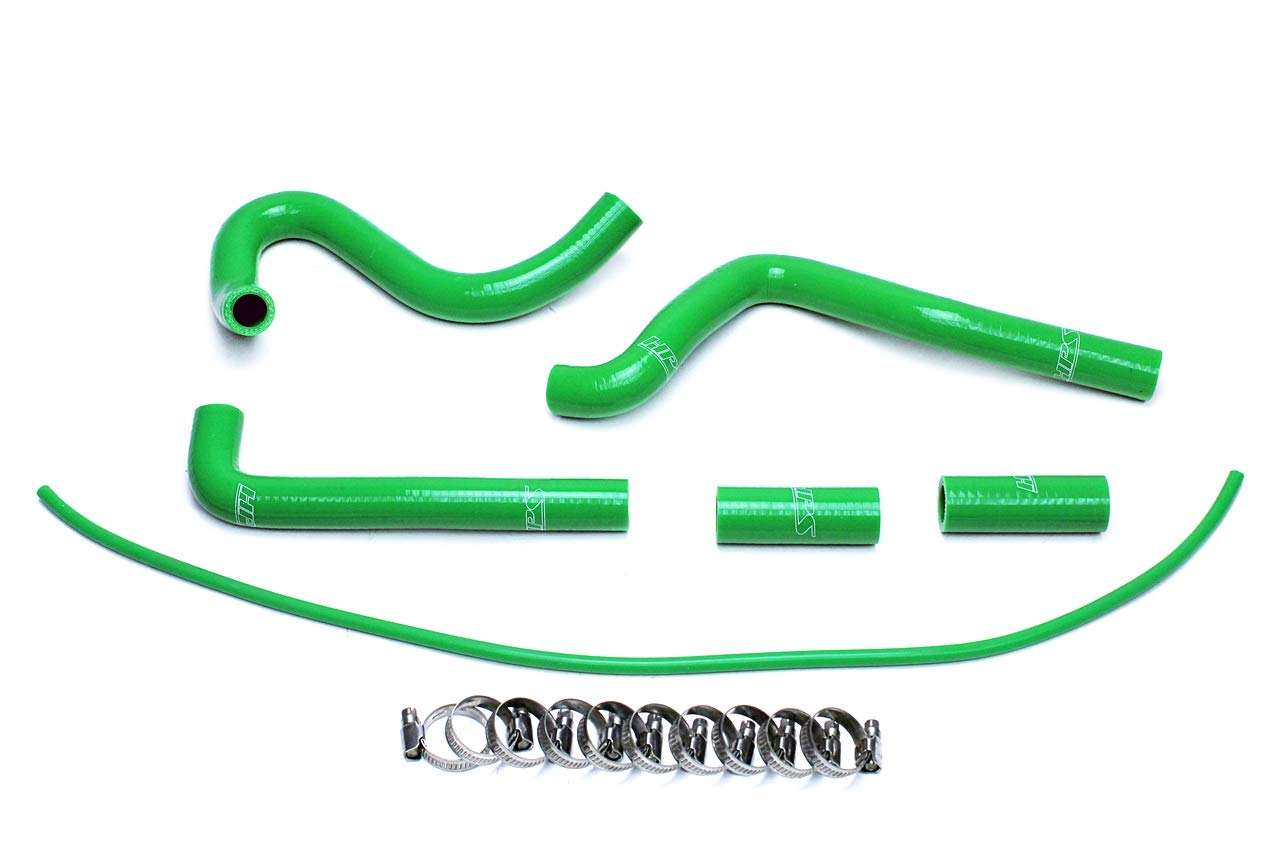 Green HPS 57-1505-GRN Silicone Radiator Hose Kit Coolant