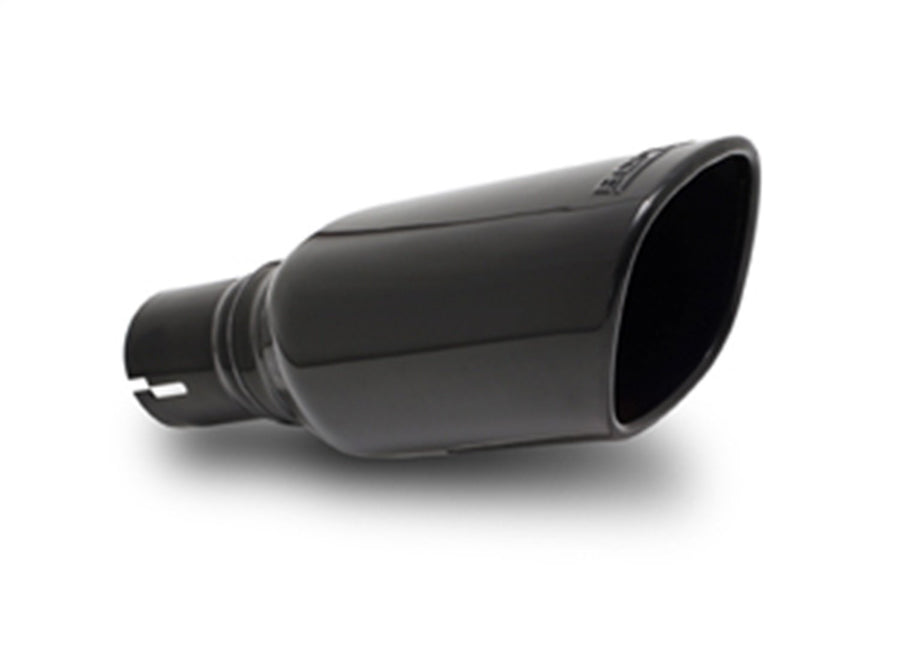 Borla ATAK 140718BC Cat-Back Exhaust System 2.75 in. Into Muffler Dual 2.25 in. Out Incl. Conn. Pipe/Muffler/Over Axle Pipes/Tailpipes/4 in. Angle-Cut Tips Split Rear Exit Black Chrome