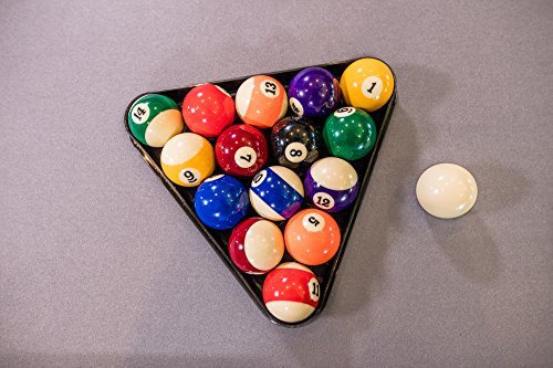 8' Slate Mizerak Dakota Billiard Table - Features Reinforced Pedestal Legs and Wool Blend Cloth for Durability