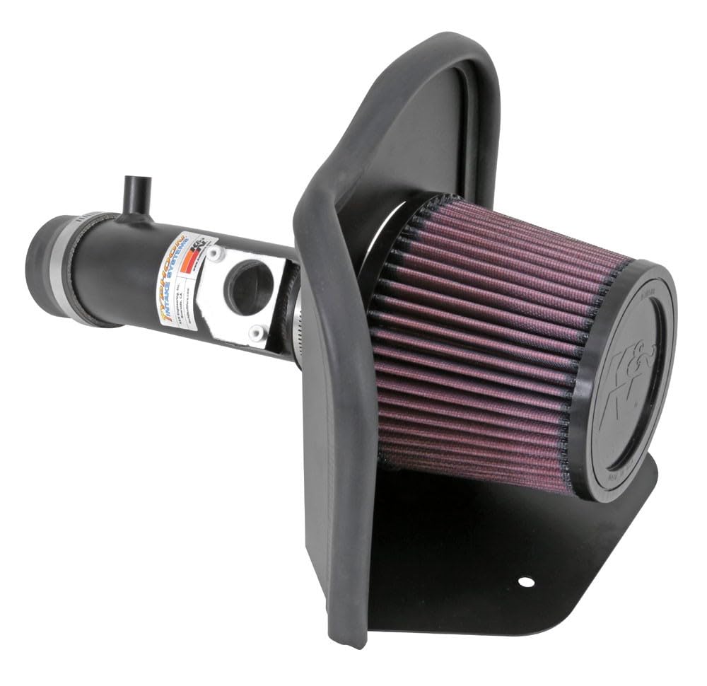 Cold Air Intake System K&N: High-Flow Air Filter, Increase Performance & Acceleration: Compatible with 2005-2017 Toyota: Yaris, Yaris R, Yaris Vios, 69-8612TFK