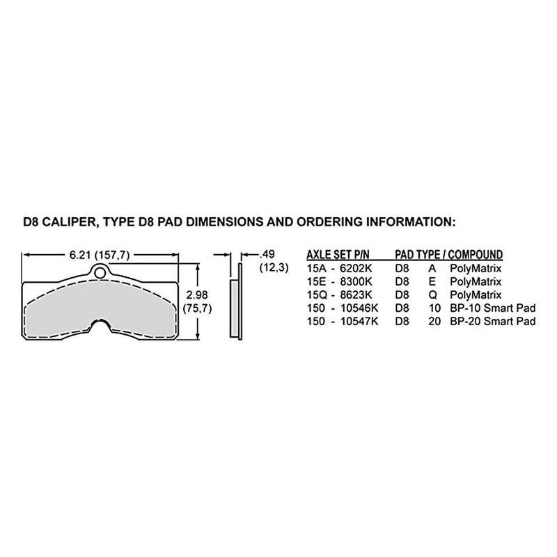 Black Caliper-D8-6,R/H Front