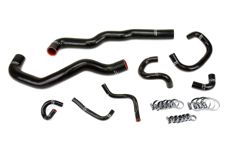 HPS Performance Silicone Black Radiator, Heater, Throttle Body Coolant Hose Kit Compatible for 1998-2005 Lexus GS300 GS400 2JZ-GTE VVT-i Swap, 57-2081-BLK