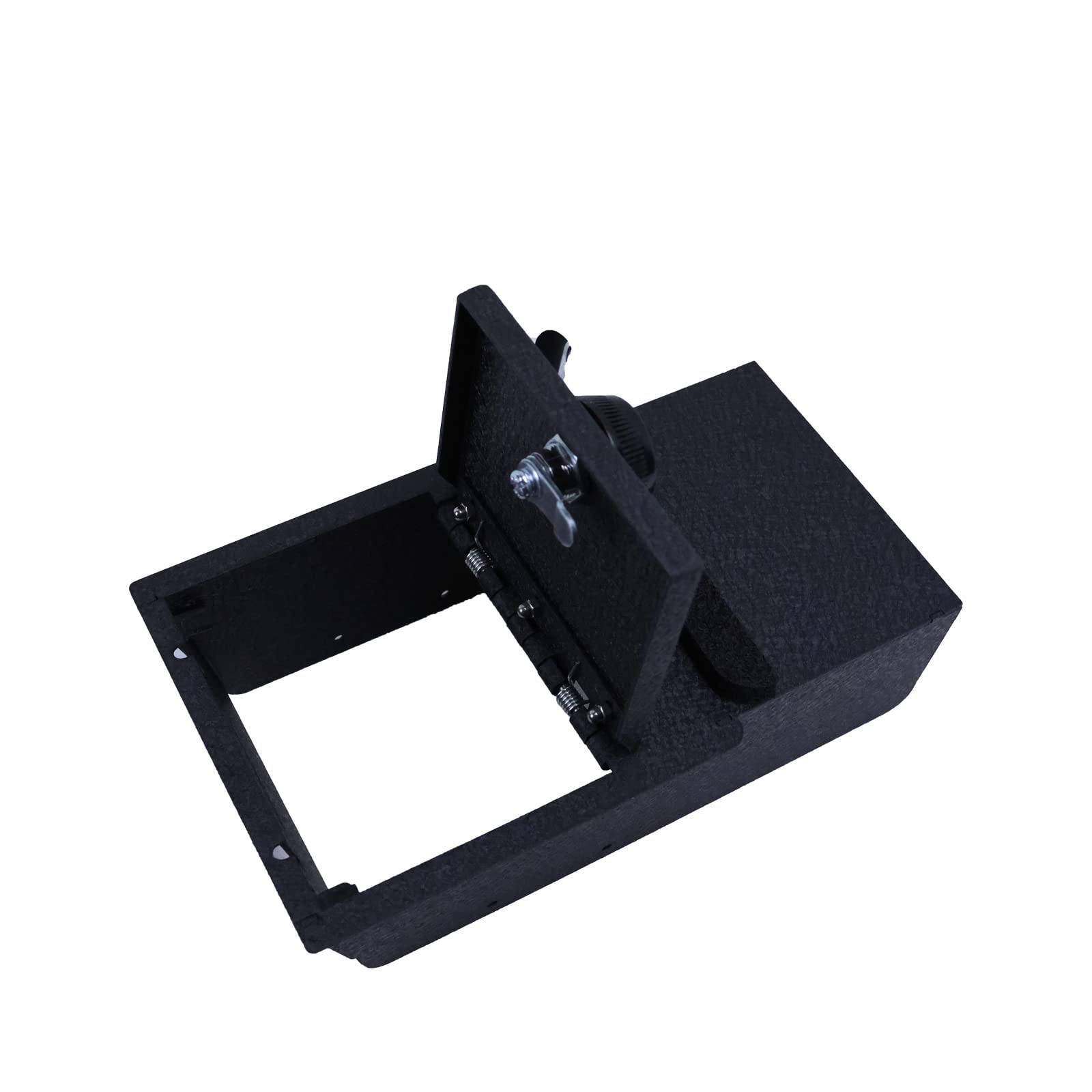Center Console Safe Black Horse Security Lock Box, Black Gun Box Organizer, with 4 Digit Combination Resettable Lock Compatible with 2021-2023 Tesla Y|2021-2023 Tesla 3-ASTY01