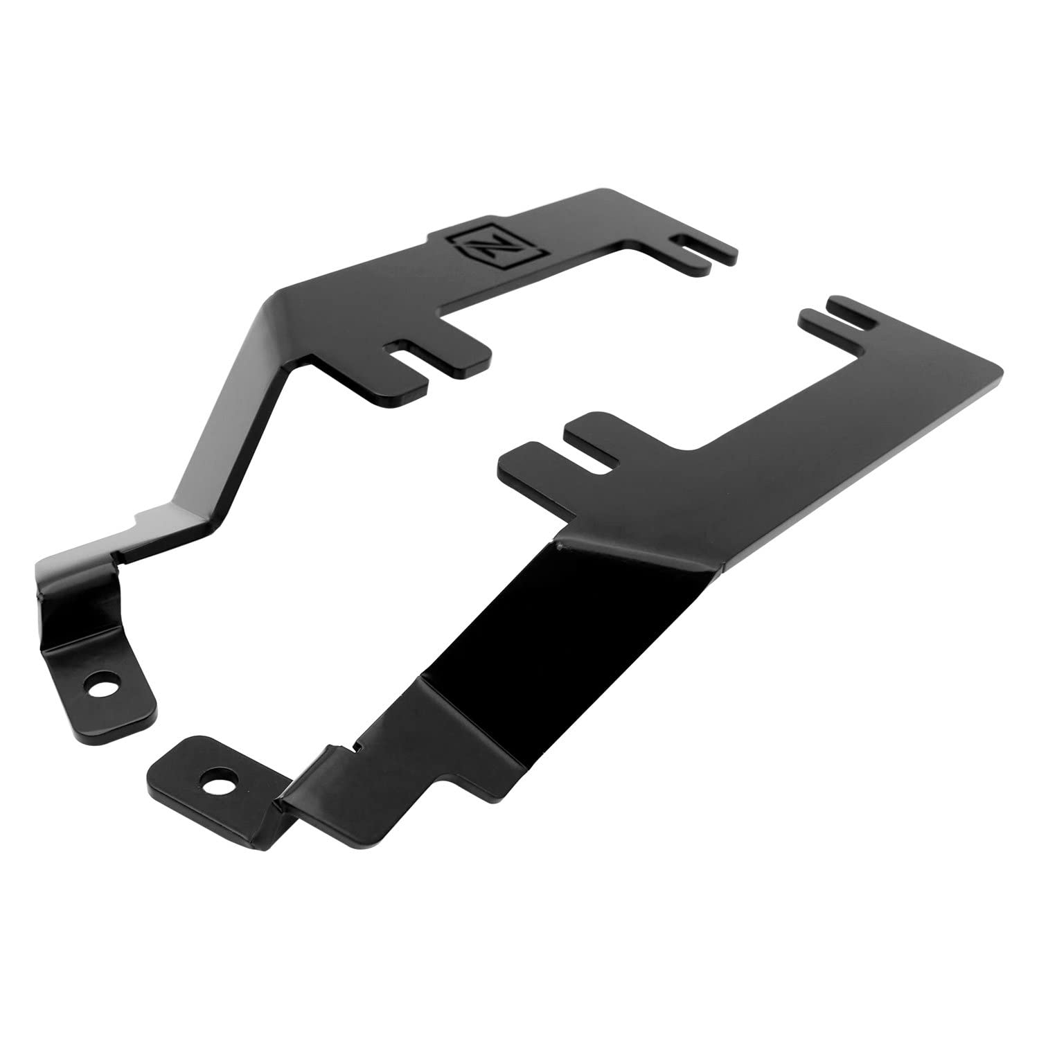 ZROADZ LED Ditch Hood Hinge Kit - Compatible w/ 2015-2019 Chevy Silverado 2500 3500 - Incl. (2) 3 Inch Pod LED Lights - Mild Steel Gloss Black Finish - Easy Bolt-On Installation - PN #Z361221-KIT2
