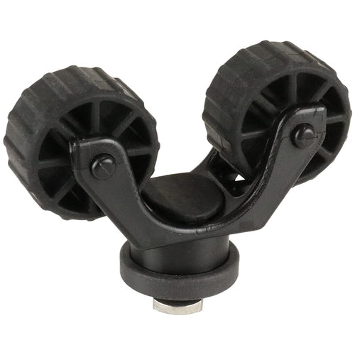 YakAttack RotoGrip ParkNPole Holder | Stakeout Pole Holder | Track Mount Kayak Accessories | 2.4" Low Profile | Made in USA | Compatible with GearTrac, MightyMount & More | Kayak Rail Accessory