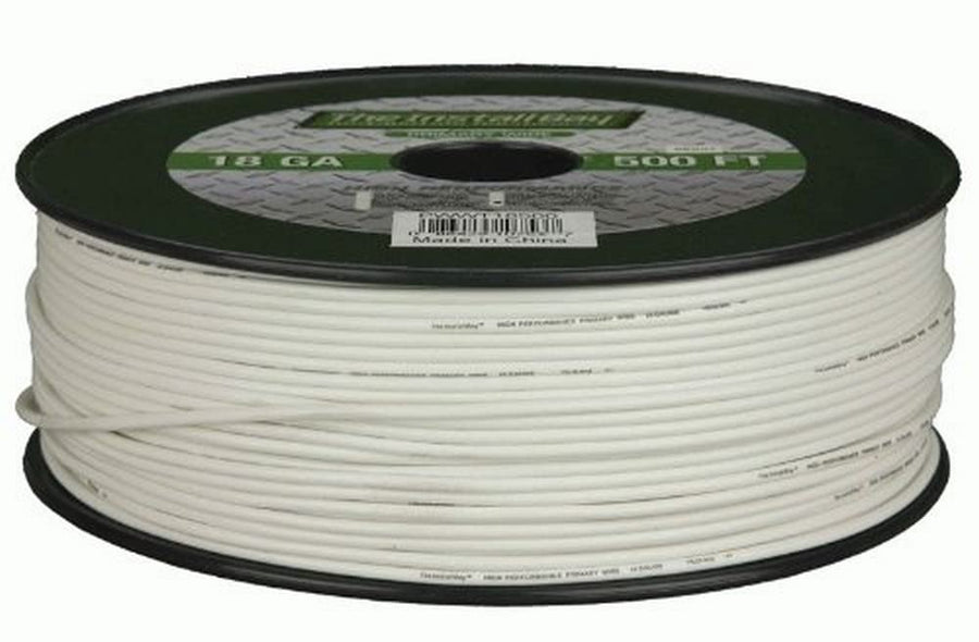 Install Bay 18 Gauge PWYL18500 Primary Wire - Yellow (500 Feet)