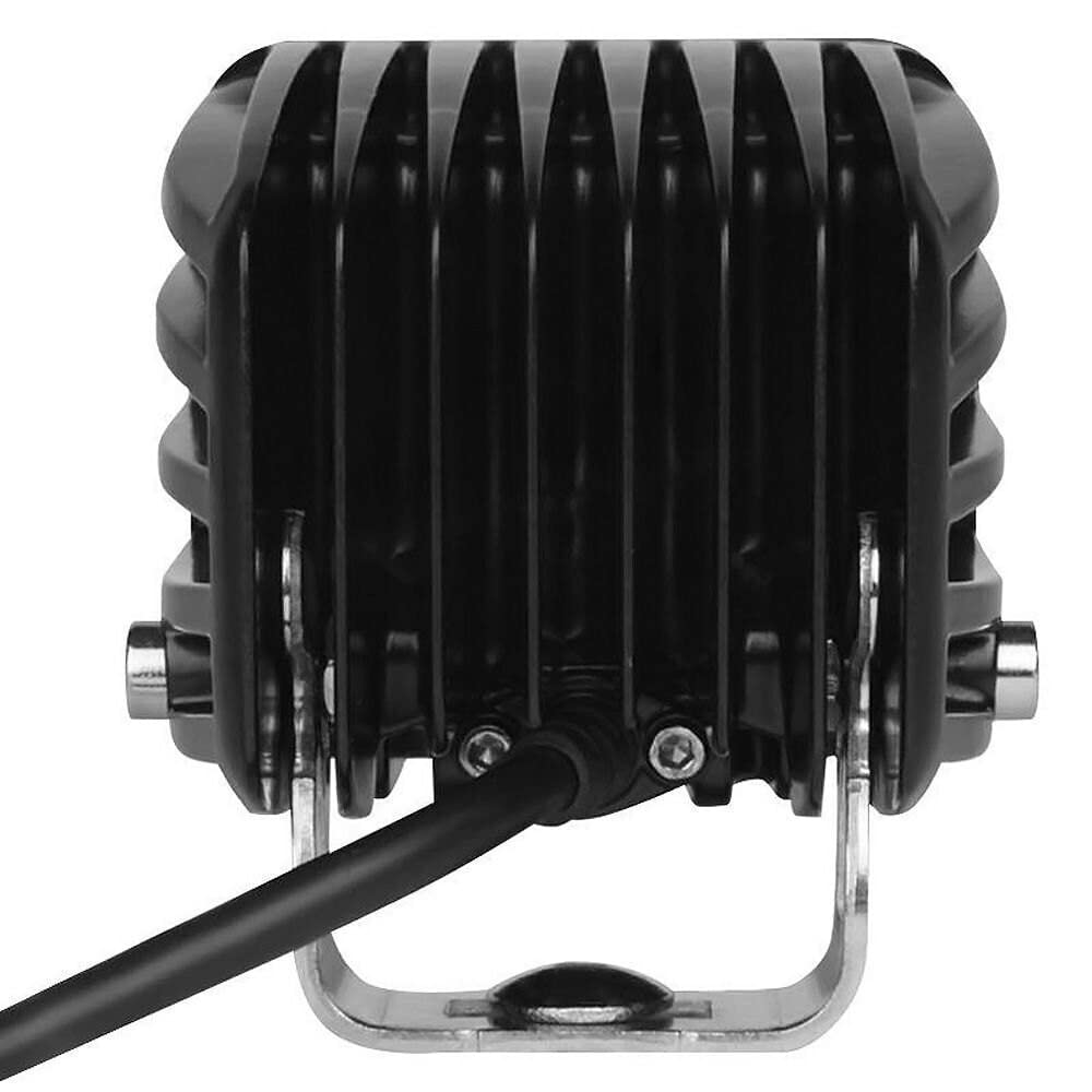 D Series Pro RIGID Industries Spector Driving Surface Mount LED Lights, 3 Inch LED Off Roading Black Mount Lights, Easy to Install, Off Roading Accessories, 50,000 Hour Lifespan (Pair, 502313)