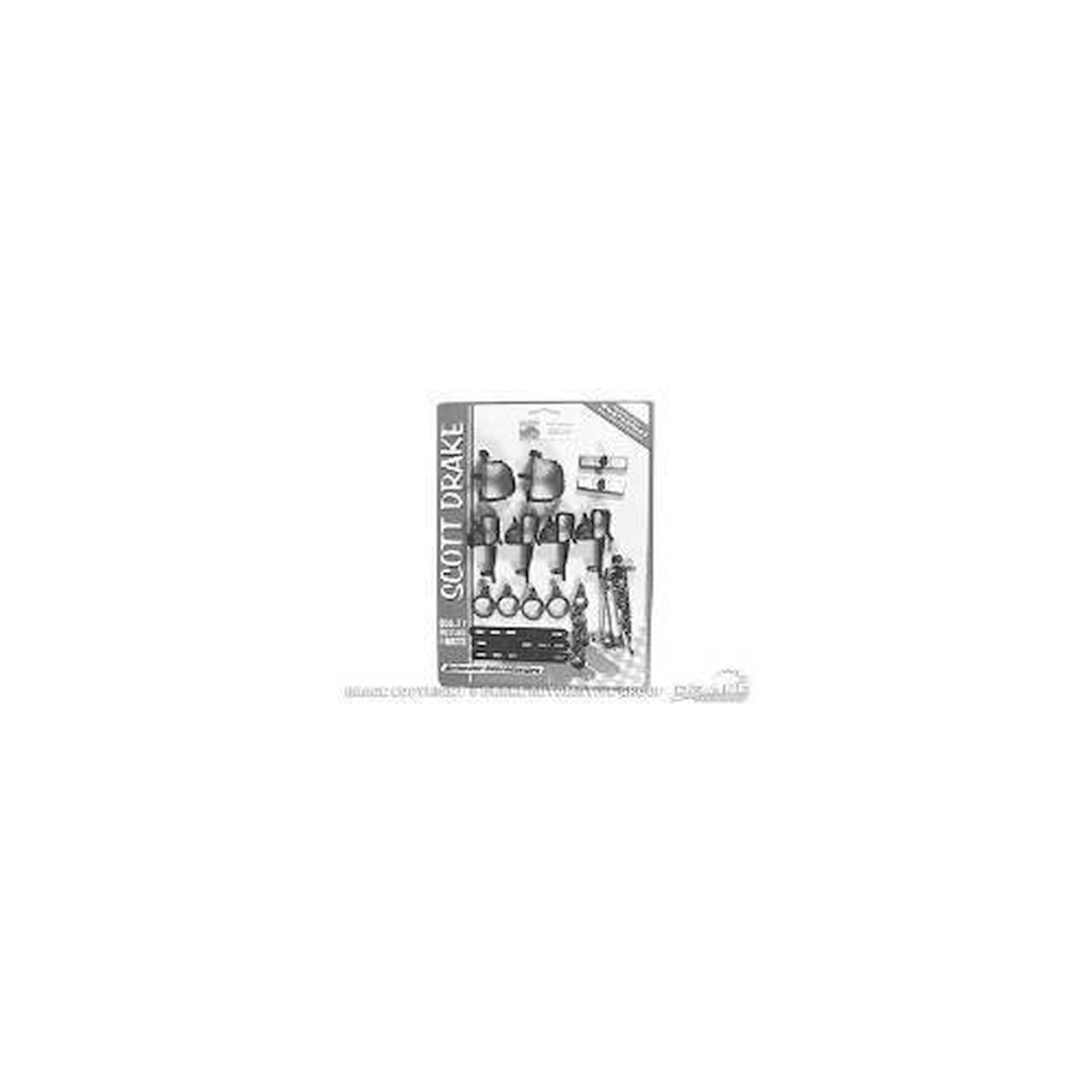 Wire Loom Mounting Kit Scott Drake C9ZZ-14300-BK