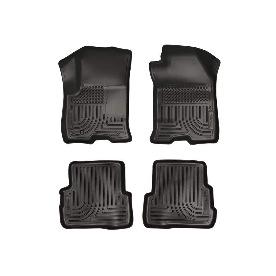 Husky Liners WeatherBeater 98311 Combination Front & 2ND Seat Floor Liners - (4
