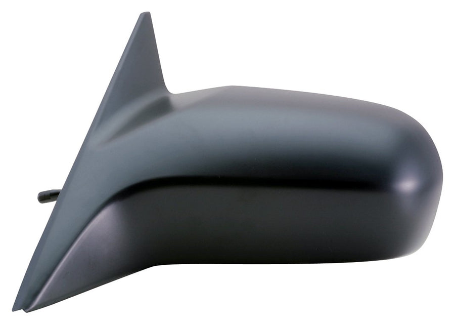 Driver Side Fit Mirror for Honda Civic Sedan DX, VP Model, Black, Non-Foldaway, Manual Remote