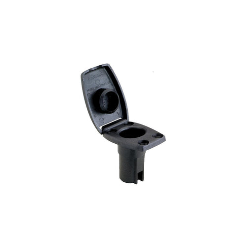 Oval 2-Pin Base attwood for Angled Pole Light, Black