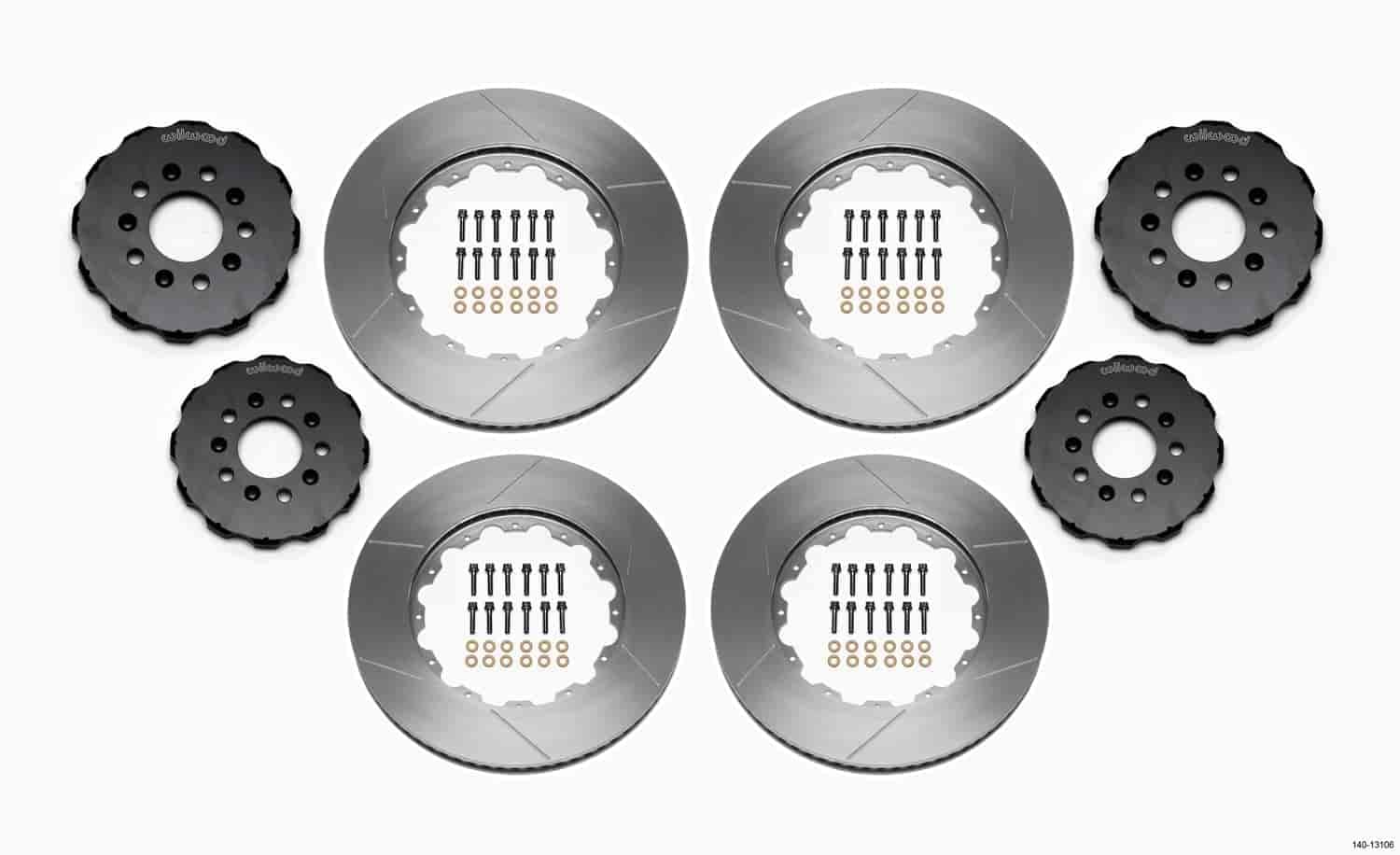Front/Rear-Drilled Rotor Kit